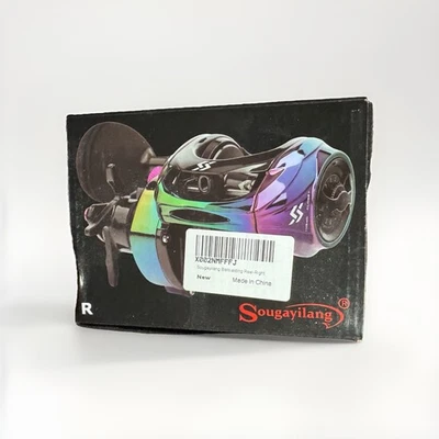 Sougayilang Colorful Right-Handed Bait casting Reel 8.0:1 Ratio 210G New In Box - Image 1 of 4