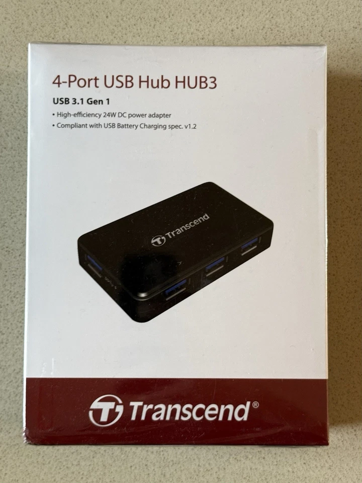 Transcend Hub con 4 porte USB 3.1 - Immagine 1 di 4