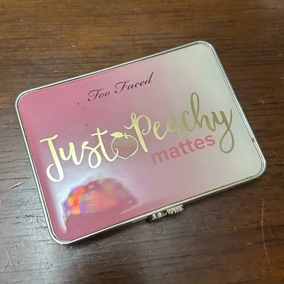 Too Faced JUST PEACHY Mattes Eye Shadow Palette VHTF - Image 1 of 3
