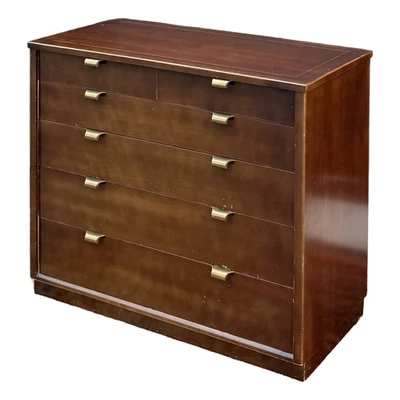 Cómoda de soltero Mid Century Modern Edward Wormley Drexel Precedent 5 cajones Foto 1 de 4