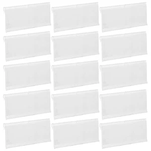  100 Sets Price Label Holder Retail Tag Plastic Wire Rack Card Display - Picture 1 of 16