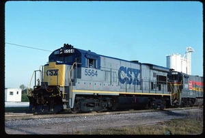 Original Rail Slide - CSXT 5564 Nichols FL 11-15-1990 - Picture 1 of 1