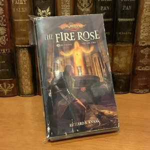 DragonLance: The Fire Rose by Richard A. Knaak, Ogre Titans 2, First Edition PB - Picture 1 of 7