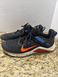 Nike Legend Essential Men's Training Shoes Black/Orange US Size 11.5 Cpix - Picture 1 of 10
