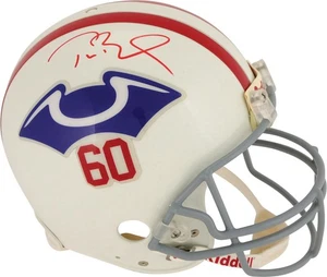 TOM BRADY Signed ‘60 BOSTON PATRIOTS Throwback Full Size Proline Helmet TriStar - Picture 1 of 9