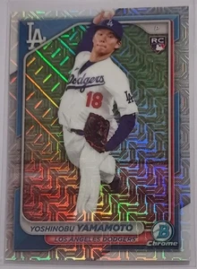 2024 Bowman - Yoshinobu Yamamoto #36 Chrome Mojo Refractor (RC) - Bild 1 von 3
