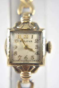Vintage Ladies Bulova Wrist Watch 17j, Swiss, Runs Great! F397900 - Picture 1 of 10