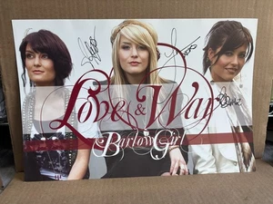 Barlow Girl Christian Rock Band Werbeposter signiert von allen 3 Bandmitgliedern - Bild 1 von 4