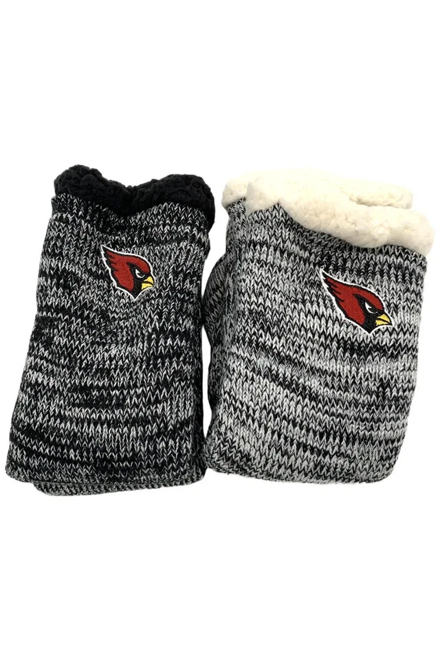Paquete de 2 pantuflas NFL mezcla de colores Footy Cardinals Foto 1 de 1