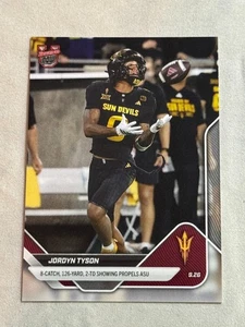 2025 Bowman U Now 8-Catch, 126-Yard, 2-TD Showing Jordyn Tyson #18 Arizona State - Picture 1 of 2