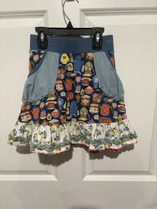 Matilda Jane Flair for the Dramatic Make Believe Girls Skirt Ruffle Size 8 - Picture 1 of 2