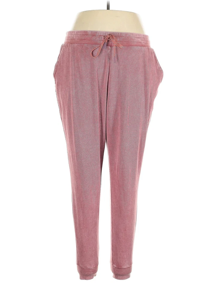 Pantalones informales BASS OUTDOOR rosa XL para mujer Foto 1 de 2