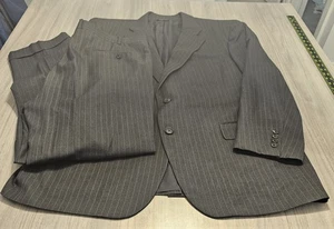 Brooks Brothers Men's Golden Fleece Suit Gray Stripe • USA • 46R | 38x30 Pants - Picture 1 of 14