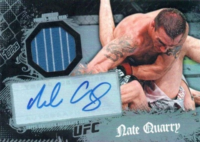 2010 Topps Ufc Main Event Nate Quarry Autograph Relic - Image 1 of 2