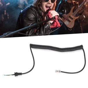 Przewód mikrofonowy ręczny Kompaktowy kabel mikrofonowy PVC Hnad Zamiennik do MH-48A6J CB - Zdjęcie 1 z 22