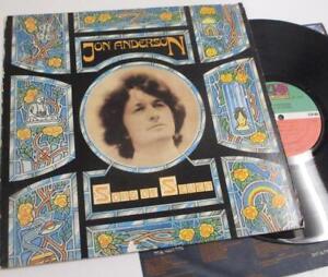 Jon Anderson SONG OF SEVEN Ex YES Prog Rock Orig 1980 USA LP+ Inner Exclnt Vinyl