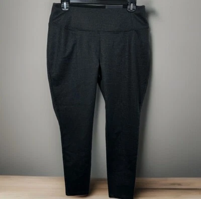 NWT Apt. 9 Women's Mid Rise XL Leggings Skinny Leg Opening Black Tummy Control - Image 1 of 4