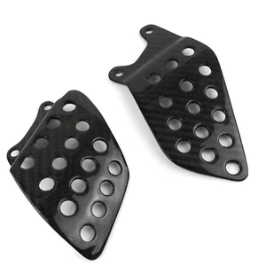 Honda CBR1000RR Fireblade 100% Carbon Fibre Heel Plates 04-07 - Picture 1 of 5