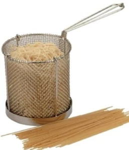 Utensilios de catering para freír fideos hirviendo cesta de espaguetis 15 x 15 cm - Imagen 1 de 2