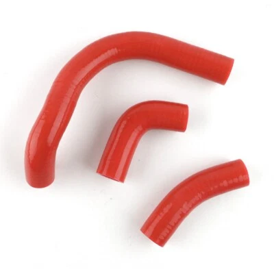 For Suzuki RM 125 1986 1987 1988 1989 1990 Silicone Radiator Coolant Hose & Red - Изображение 1 из 4