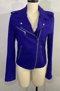Gap Jacket Wool Coat Motorcycle Small Tall - Picture 1 of 10