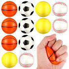 12 Pcs Stress Ball Bouncy Foam Balls Mini Baseball Hand Toys