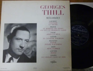 GEORGES THILL melodies SCHUBERT - FRANCK - FAURE ... / COLUMBIA FCX 754 - Picture 1 of 1