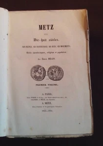 Metz depuis dix-huit siècles - T.1 - Imagen 1 de 2
