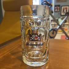 Weihenstephan German Dimpled  Beer Glass Mug 0.5 Liter