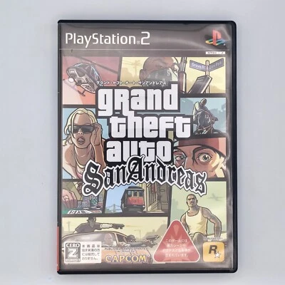 Grand Theft Auto San Andreas 2007 Sony PlayStation 2 PS2 Capcom Japanese version - Image 1 of 4