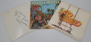 Vintage Chicago Village People and Poco Vinyl LP Three Album Bundle - Picture 1 of 4