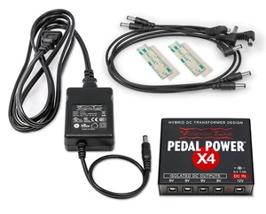 Voodoo Lab Pedal Power X4 Compact Isolated DC Pedalboard Power Supply 9v 12v - Picture 1 of 5