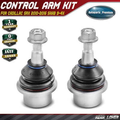 2 piezas rótula de suspensión inferior trasera para Cadillac SRX 2010-2016 Saab 9-4X 2011 Foto 1 de 4