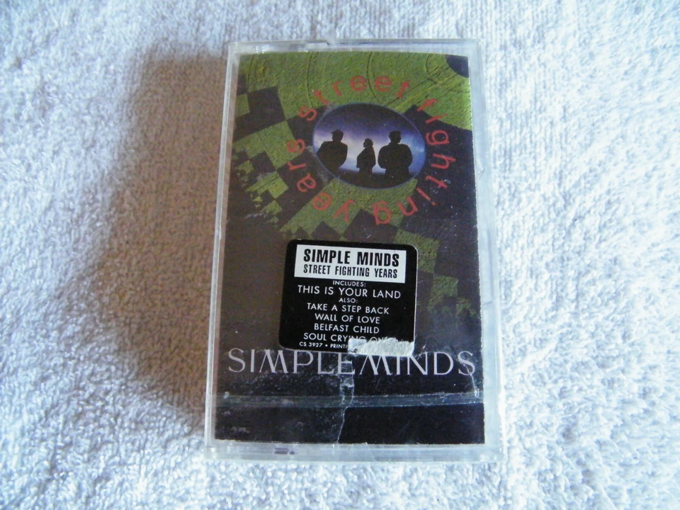 SIMPLE MINDS - Street Fighting Years - CASSETTE A&M Sealed New - 1989 Pop Rock - Image 1 of 4