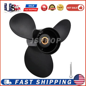 NO.765049  Propeller 10 1/2x11 fit Evinrude Engines 14 Spline Tooth 15-35HP - Bild 1 von 9