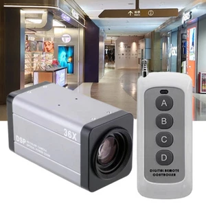 1-3Pack CCTV 1/4 1200TVL 36X Optical Zoom DSP Color Video Box Camera Auto Focus - Picture 1 of 12