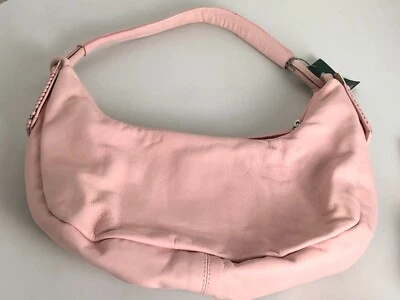 Bolso de mano de cuero Nardelli rosa vintage *muy rayado* Foto 1 de 4