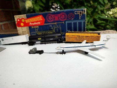 (N) Atlas -Trix Damaged Lot - Cars  Parts Airplane-   Austria  Etc. AS IS  PARTS - Image 1 of 4