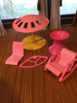 Barbie doll Patio Furniture pieces - Image 1 of 4