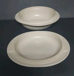 Tupperware Ultra 21 Ovenware Microwave 2 Cup Bowl 1748 and 1 Cup Bowl 1749 Vtg - Picture 1 of 7