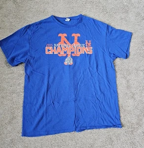 Camiseta Campeones de la Liga Nacional 2015 de los Mets de Nueva York Talla X-Grande Serie Mundial MLB - Imagen 1 de 6