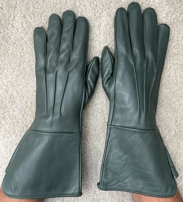 Guantes de cosplay de cuero medieval renacentista para hombre puño de brazo largo talla XL Foto 1 de 4