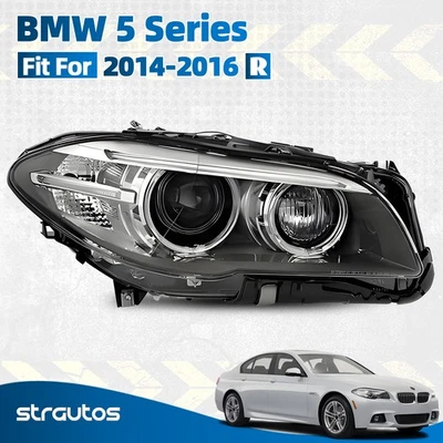 HID/Xenon Headlight W/ AFS For 2014-2016 BMW 5 Series  Passenger Side W/O Bulb Foto 1 de 4
