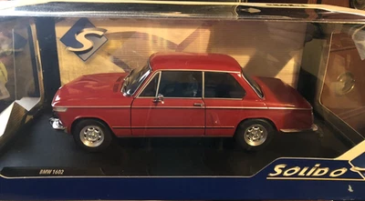 SOLIDO 1971 宝马 1602 1/18 压铸模型汽车 VERONA 红色 S1808601 — 第 1/4 张图片