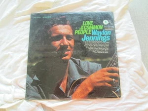 Vtg 1967 Waylon Jennings Love of the Common Peop RCA LSP-3825 Vinyl VG in Shrink - Picture 1 of 4