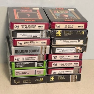 (16) ALL SEALED!!! QUAD QUADRAPHONIC 8-Track Tape Lot: Al Hirt, Chet Atkins, Etc - Picture 1 of 6