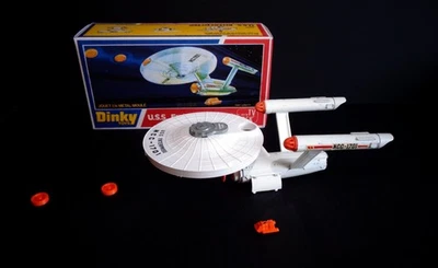 Dinky Nº358 Star Trek USS Enterprise 1976 con nave transbordador, 2 fotones y caja. Foto 1 de 4