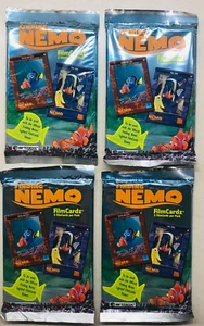 4x FINDING NEMO "FilmCardz" (Trading Cards) Silver Foil Packs (2003)  - Picture 1 of 3