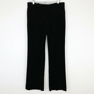 Theory Dress Pants Velvet Max C Prelude Womens 4 Black Stretch Classic Career - Picture 1 of 10