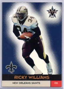 2000 Pacific Vanguard Purple #100, RICKY WILLIAMS /138, New Orleans Saints - Foto 1 di 2